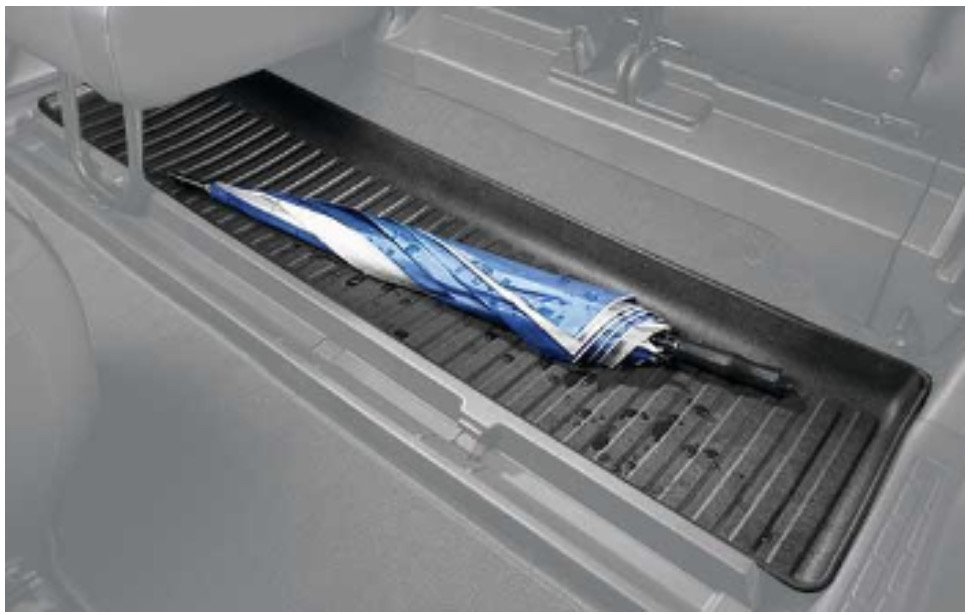 Honda OEM Ridgeline Under Rear Seat Cargo Tray, In-Cabin - Honda 2016 to 2024