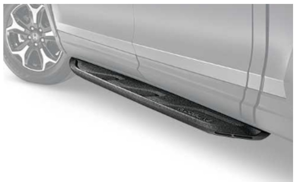 HONDA OEM RIDGELINE RUNNING BOARD POWDER COATED BLACK - Fits 2016 to 2025