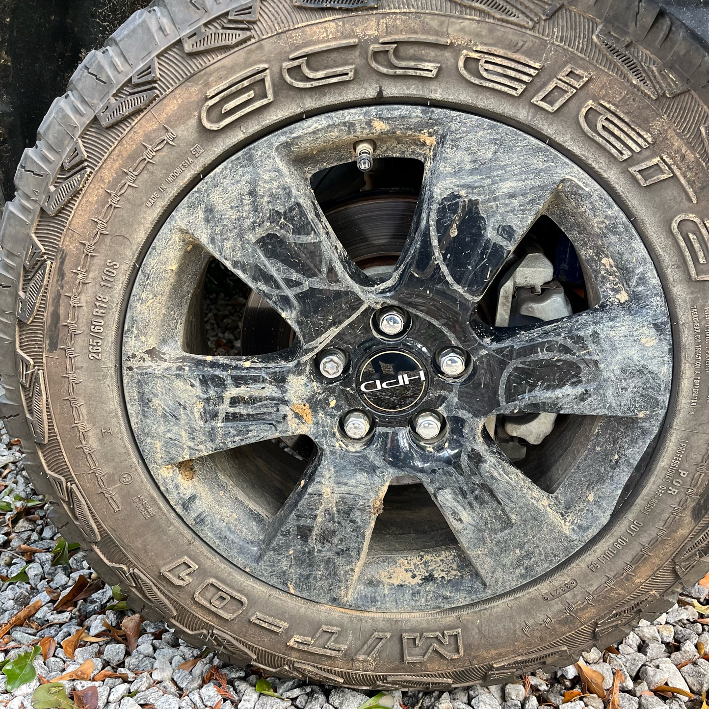 HPD OEM Honda Ridgeline Passport OEM Black Center Cap Set of 4.