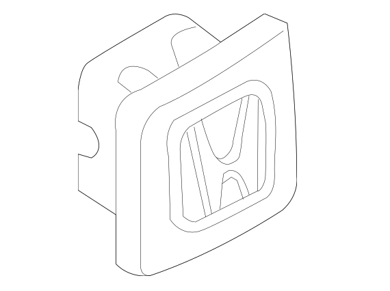 Honda OEM Hitch Receiver Cover (Odyssey, Pilot, Ridgeline)