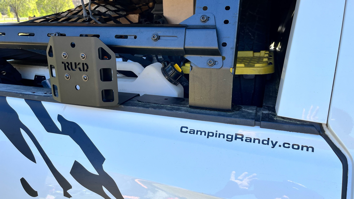 TRUKD DOUBLE DECKER V2 BED RACK CONFIGURATION FOR HONDA RIDGELINE (2016-CURRENT) Works With OEM Bed Cover