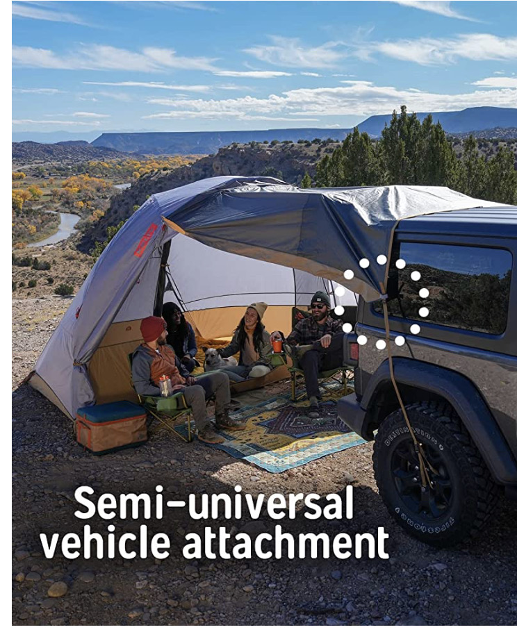 Kelty Caboose 4P Tent and Vehicle Awning Shelter