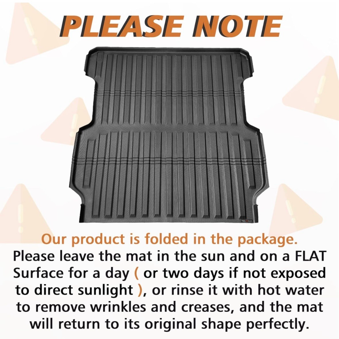 Truck Bed Mat Compatible with 2017-2024 Honda Ridgeline Accessories 5.3FT Vehicle Bed Mat Perfectly Flush All Weather