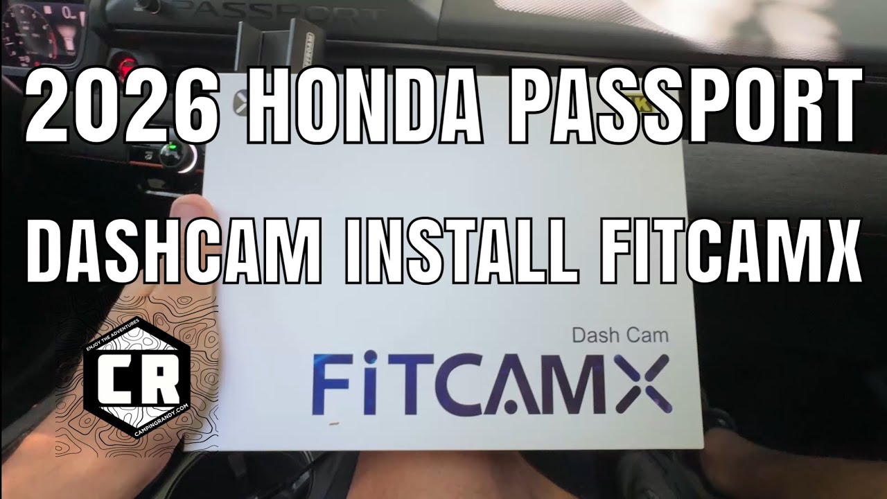 Fitcamx 4K Dash Cam Suitable for Honda Pilot 2016-2022 & Passport 2019-2025 Touring EX LX Elite Sport EXL (DZ-0337), OEM Look, UHD 2160P Video, WiFi & APP, Loop Recording, G-Sensor, Plug&Play, 64GB