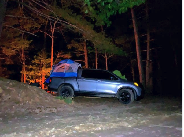 Honda OEM Ridgeline TENT IN-BED - Fits 2016 to 2026