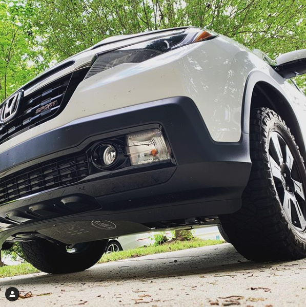 Front Skid Plate for 2016-2026 Honda Ridgeline Passport 2016-2022 Pilot by No-Lo Designs