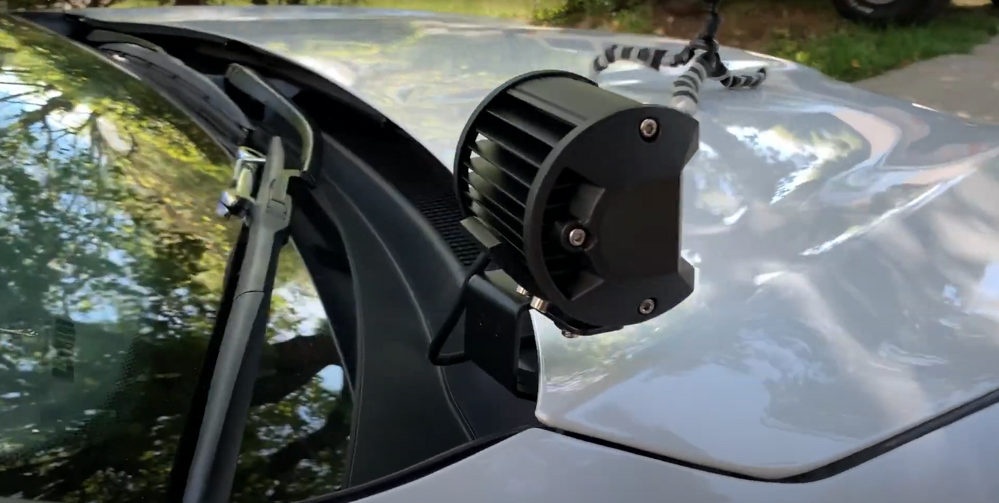 DITCH LIGHT BRACKETS for 2016 to 2026 Honda Ridgeline Passport Odyssey 2016 to 2022 Pilot by No-Lo Designs