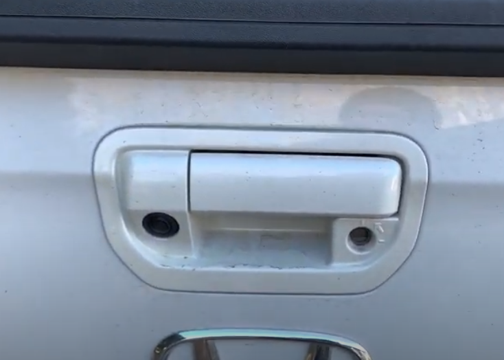 Honda OEM Ridgeline Tailgate Lock Handle Kit w Cover - Fits 2016 to 2019