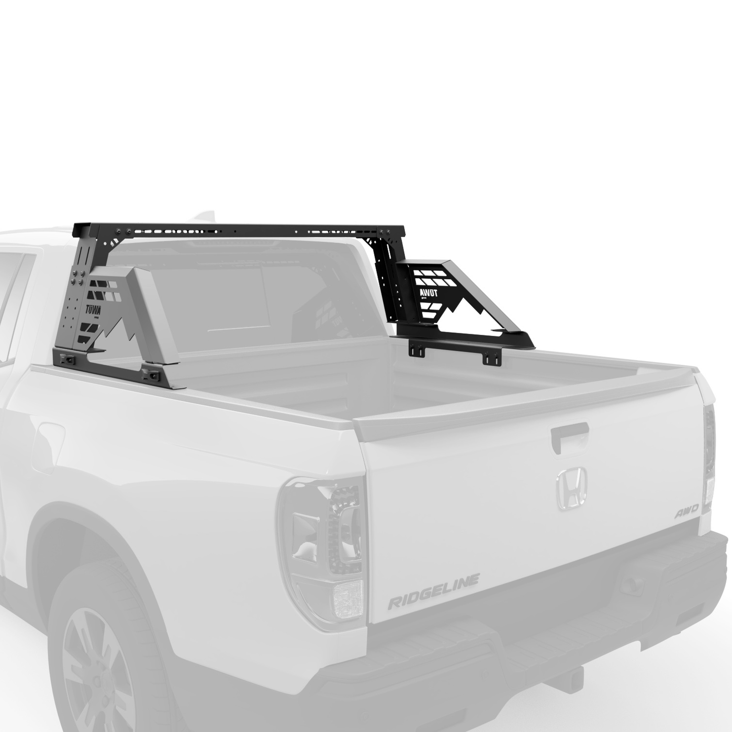 4CX Series MOAB CHASE RACK - Fits 2016 to 2026 Honda Ridgeline from TUWAPRO