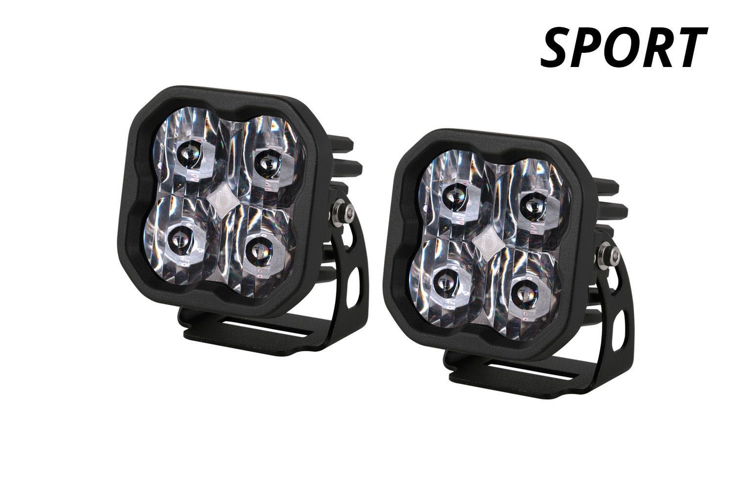 SSC3 Diode Dynamics Stage Series 3" SAE/DOT White Sport Standard LED Pod (pair) Light