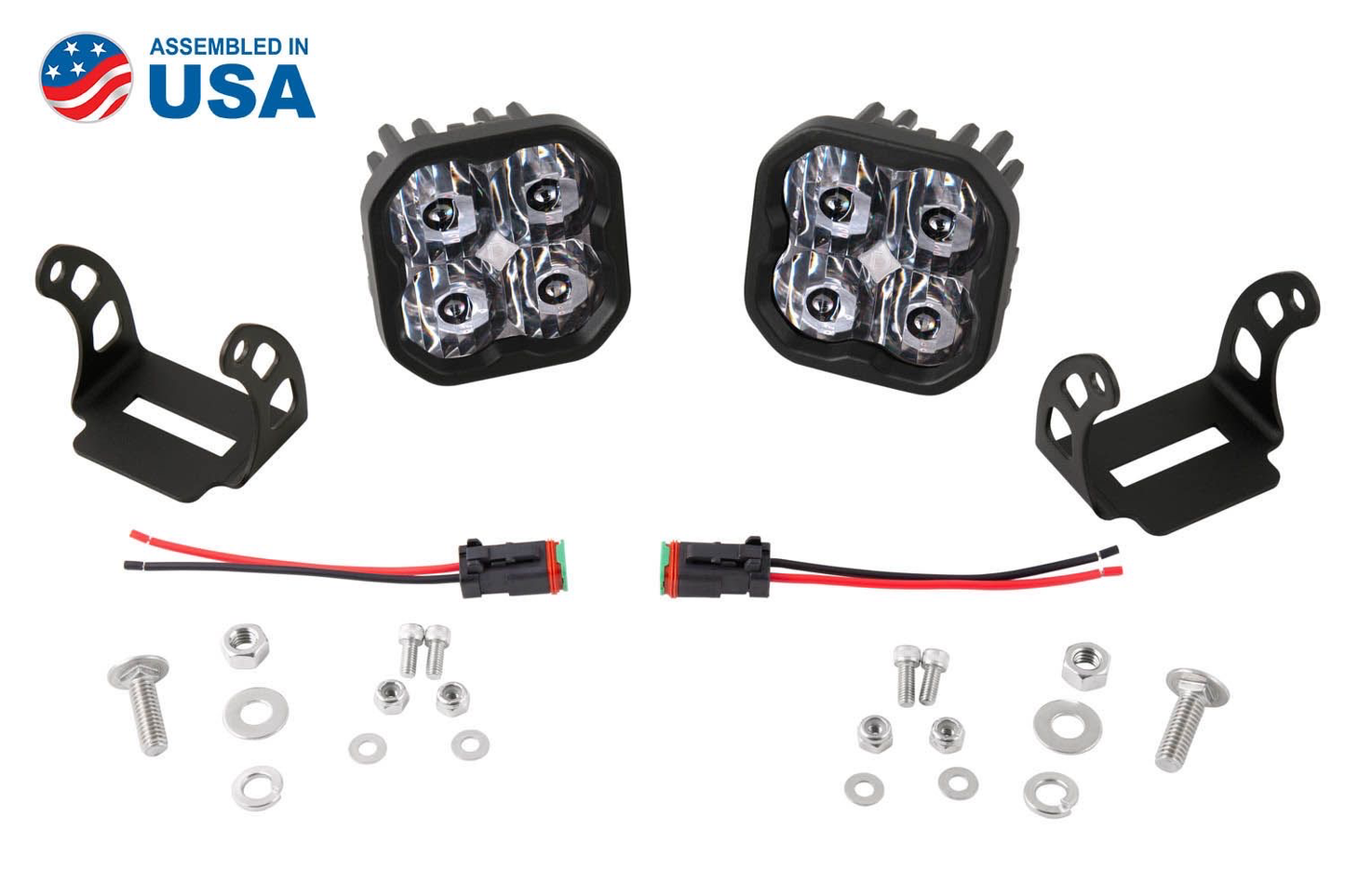 SSC3 Diode Dynamics Stage Series 3" SAE/DOT White Sport Standard LED Pod (pair) Light