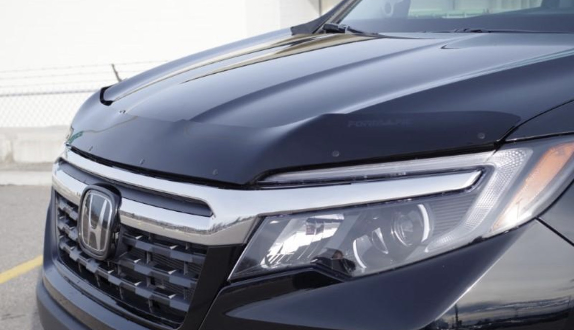 Honda OEM Hi-Lip Ridgeline Passport Pilot Hood Air Deflector Bug Rock Chip Guard- Fits 2016 to 2020