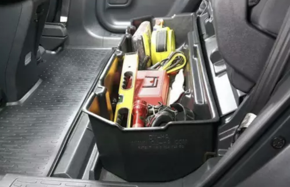 Du-Ha Under Honda Ridgeline Rear Seat Storage Fits 2026 to 2006 BLACK ONLY (Fits ALL)