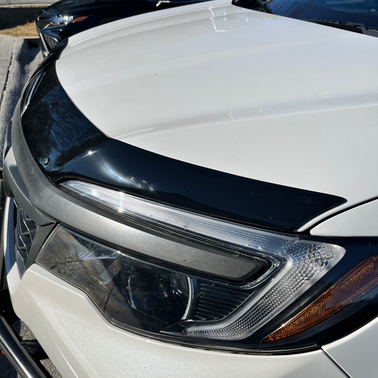 Honda OEM Ridgeline Passport Pilot Low Profile Hood Rock Chip Bug Air Deflector- Fits 2016 to 2020