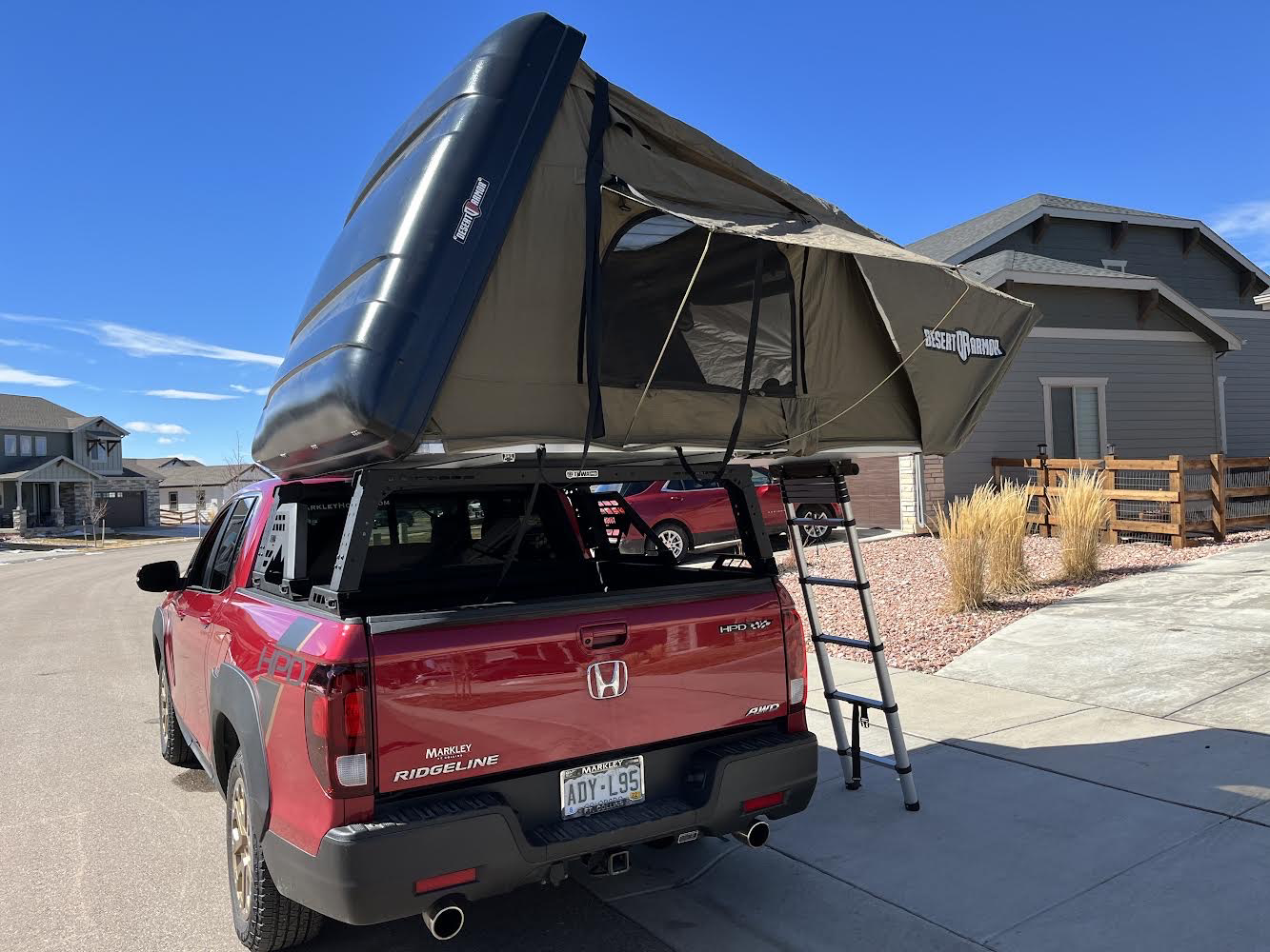 4CX Series MOAB BED RACK - Fits 2016 to 2026 Honda Ridgeline by TUWAPRO