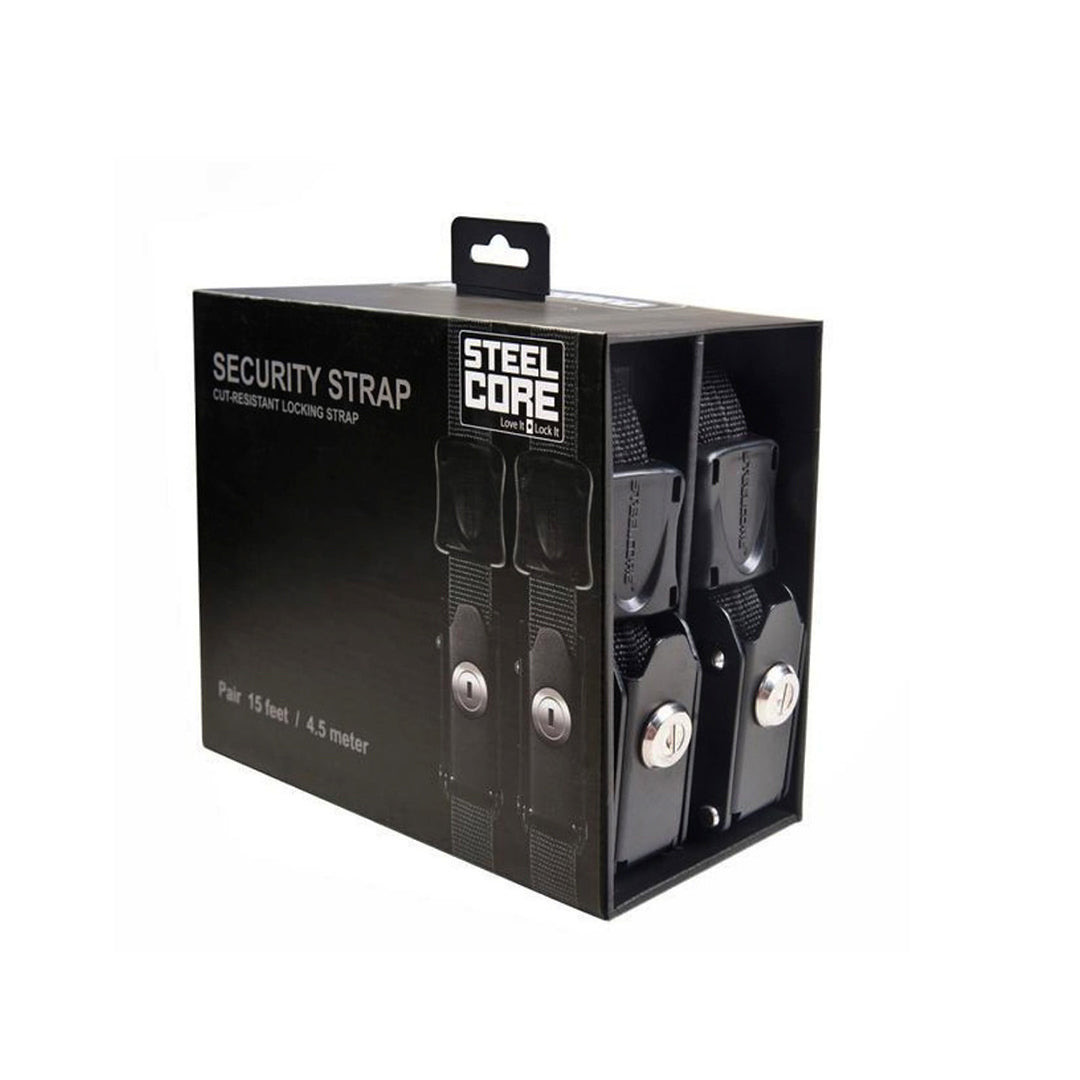 STEELE CORE Theft Resistance Locking Ratchet Straps Tie Downs
