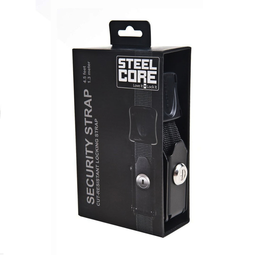 STEELE CORE Theft Resistance Locking Ratchet Straps Tie Downs