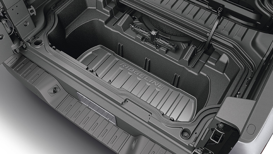 Honda OEM Ridgeline RUBBER TRAY IN-BED CARGO Mat Fits 2016 to 2025