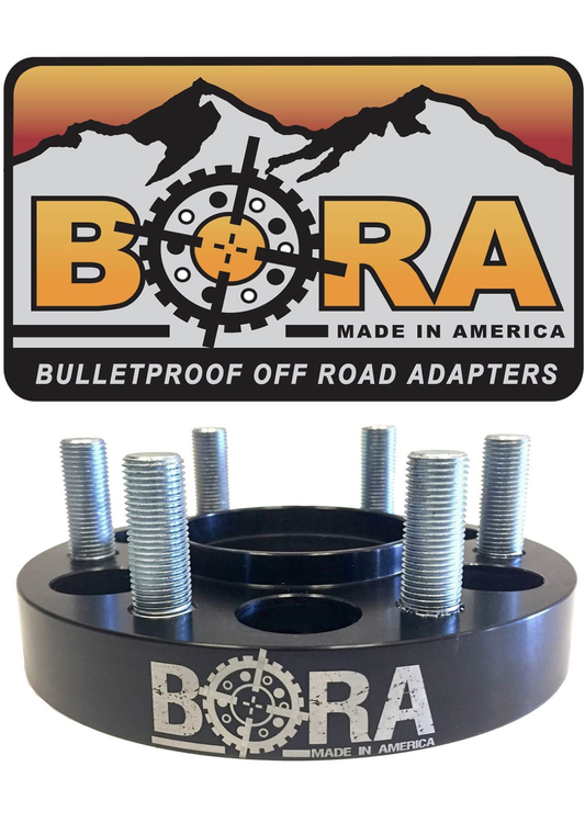 BORA Honda Ridgeline Passport Pilot Aluminum Spacers, 5x120 bolt pattern, 64.1 hub Each - Fits 2016 to 2026