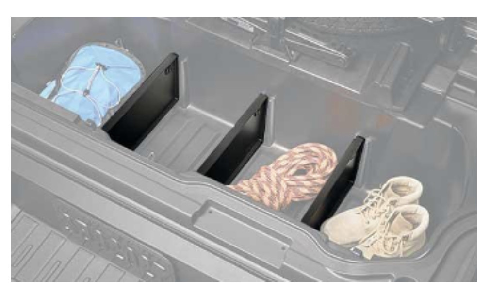 Honda Ridgeline Trunk Dividers (3)