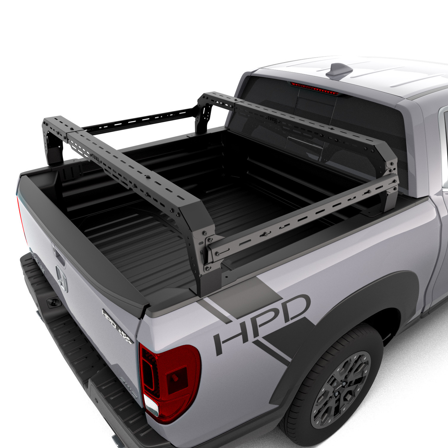 4CX Series Shiprock Mid Rack (12.5") - Fits 2016 to 2026 Honda Ridgeline by TUWA PRO