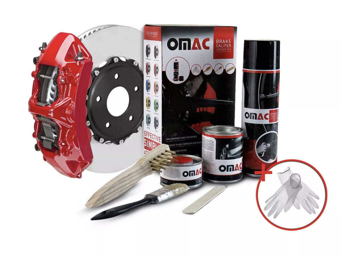 OMAC Brake Caliper Paint High-Temp Resistance Car Paint Set