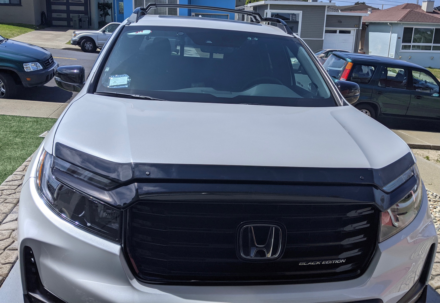 Honda OEM Ridgeline Refresh Hood Air Bug Rock Chip DEFLECTOR - Fits 2021 to 2025