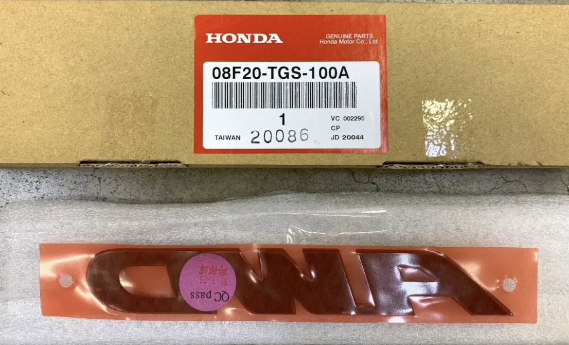 HONDA OEM AWD BLACK EMBLEM