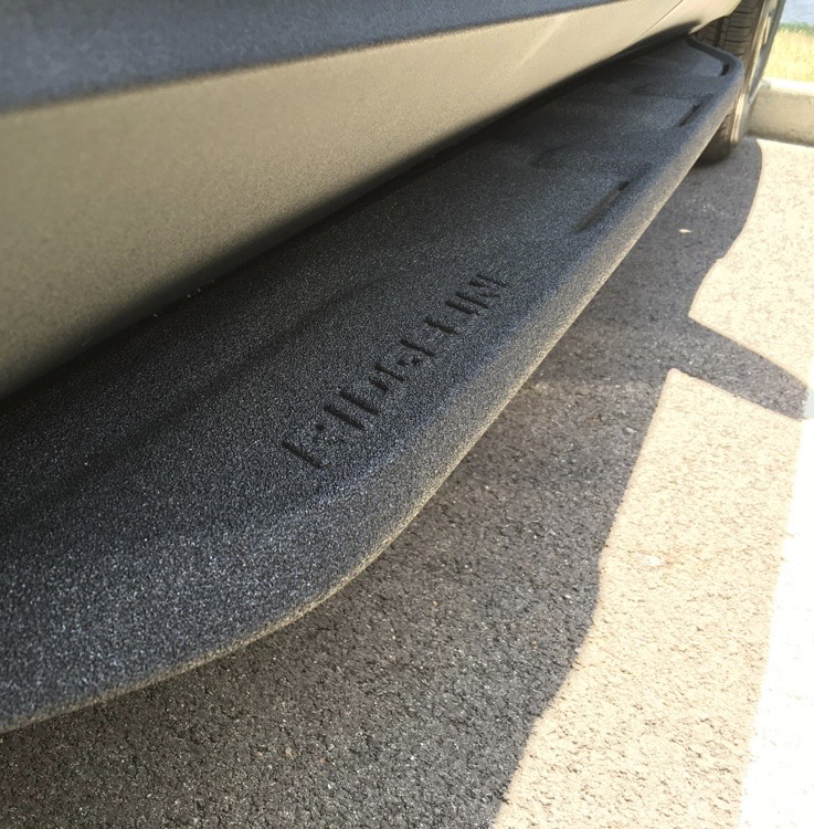 HONDA OEM RIDGELINE RUNNING BOARD POWDER COATED BLACK - Fits 2016 to 2025