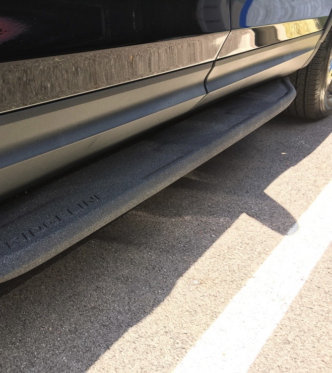 HONDA OEM RIDGELINE RUNNING BOARD POWDER COATED BLACK - Fits 2016 to 2025