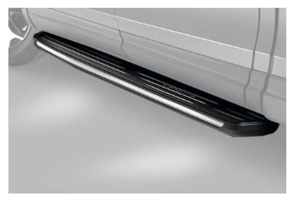 HONDA OEM RIDGELINE RUNNING BOARDS with LIGHTS - Fits 2016 to 2025