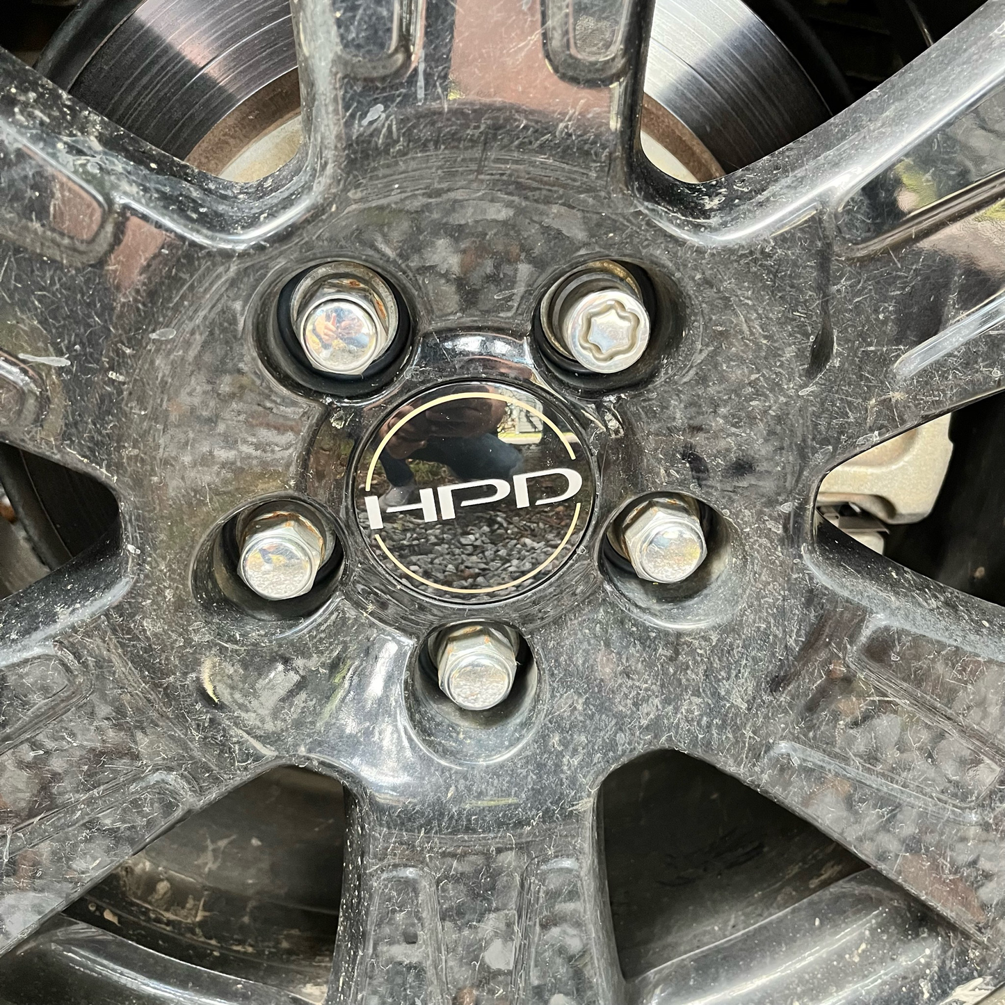 HPD OEM Honda Ridgeline Passport OEM Black Center Cap Set of 4.