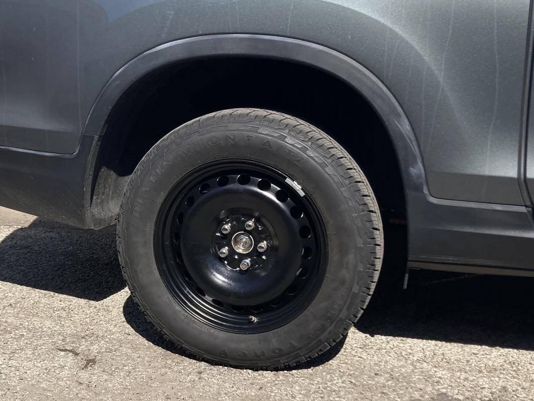 Full Size Steel WHEEL for Off Road SPARE Winter 18 x 7.5 Fits Honda Ridgeline Passport Pilot 2016 to 2023