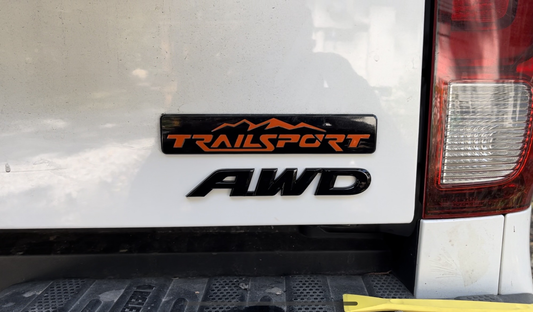 HONDA OEM AWD BLACK EMBLEM