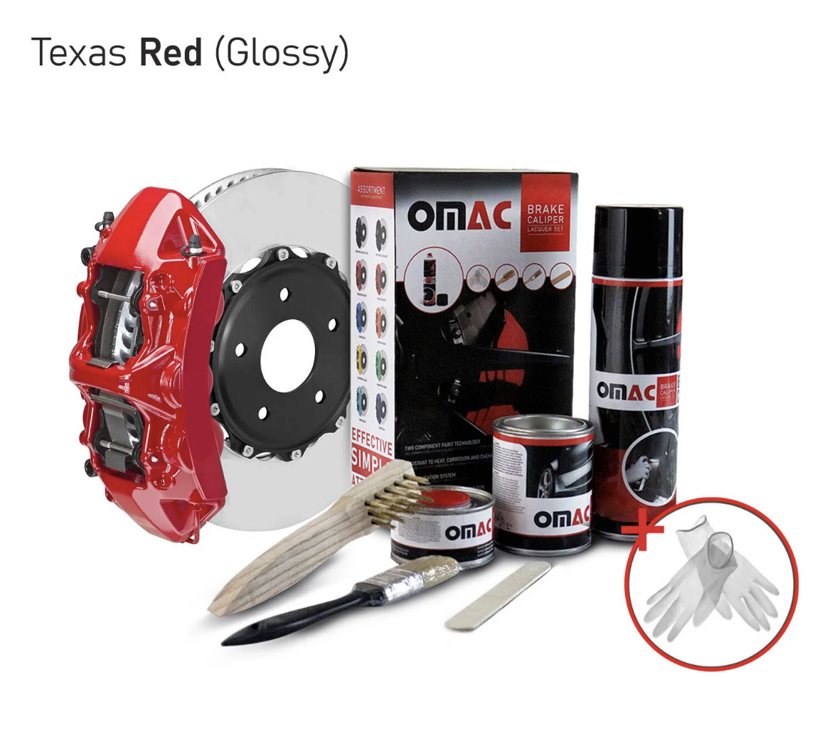 OMAC Brake Caliper Paint High-Temp Resistance Car Paint Set