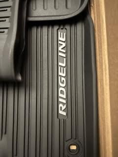 Honda OEM Ridgeline Floor Mats, All-Season, High Wall - Fits 2016 to 2025