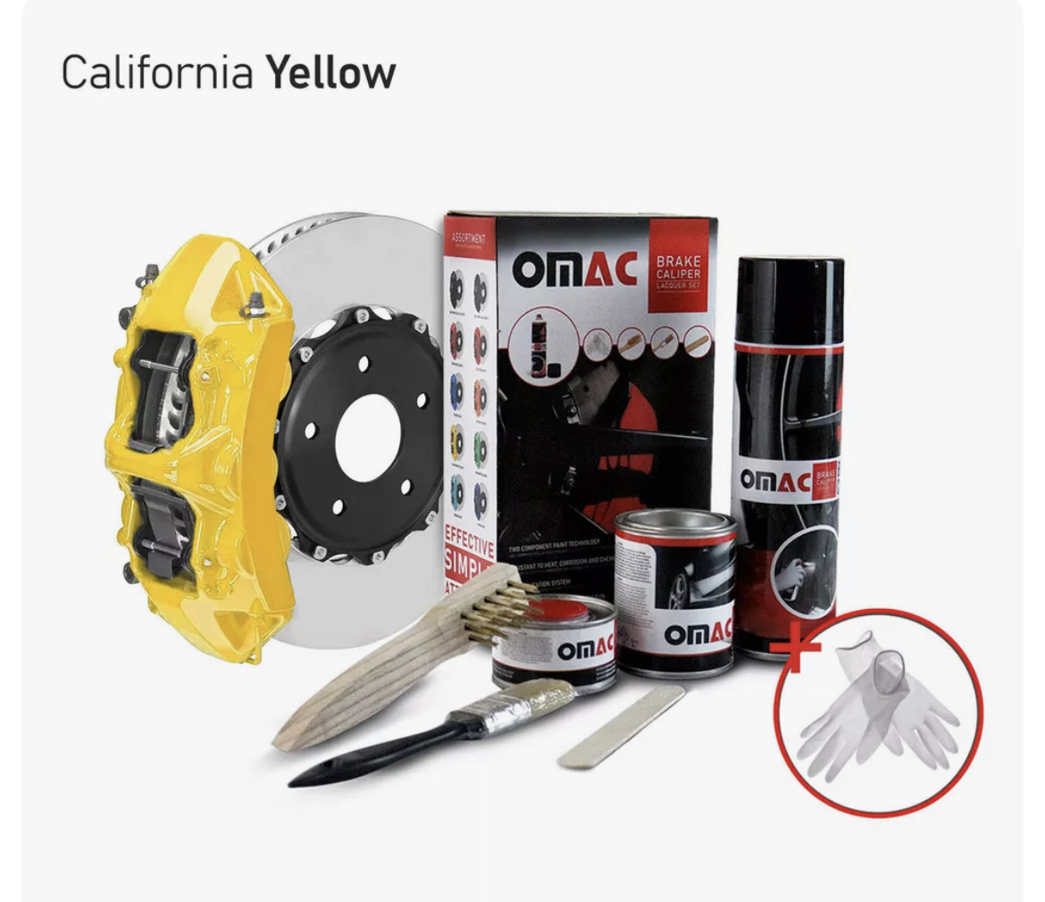 OMAC Brake Caliper Paint High-Temp Resistance Car Paint Set