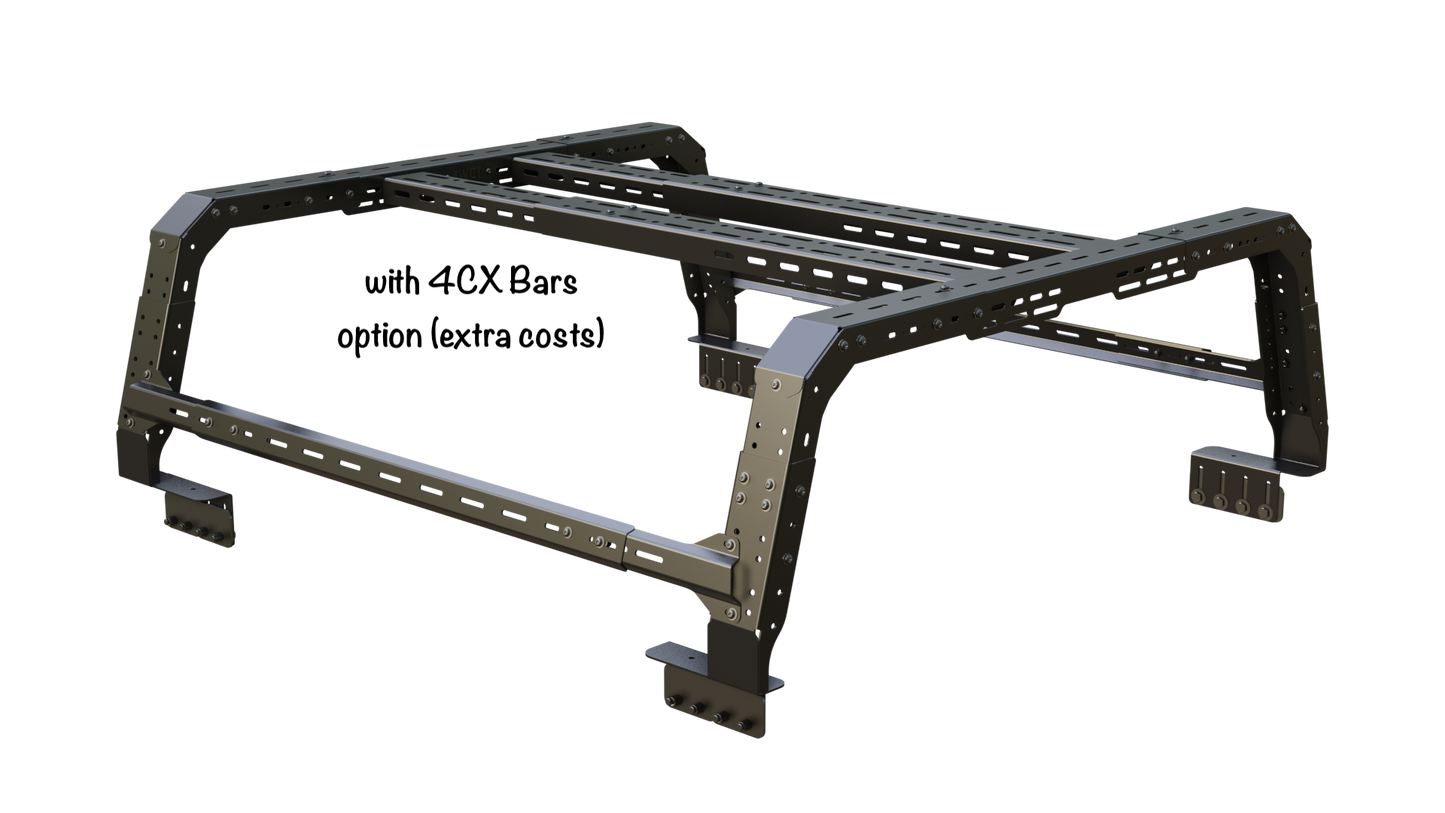 4CX Series Shiprock Bed Rack - Fits 2016 to 2026 Honda Ridgeline by TUWAPRO