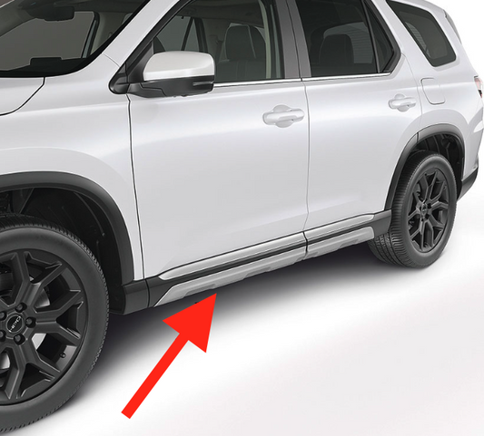 2023 2024 2025 Honda Pilot Side Skid Plate Accent