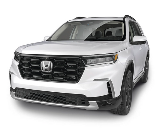 2023 2024 2025 Honda Pilot Black Accent Grill Chrome Delete