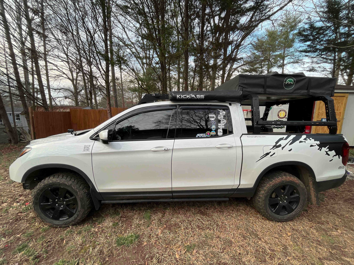 4CX Series Shiprock Bed Rack - Fits 2016 to 2026 Honda Ridgeline by TUWAPRO