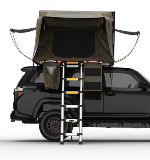 STEALTH BLACK OPS SERIES™ ALUMINUM SHELL RTT, BLACK BY TUFF STUFF OVERLAND