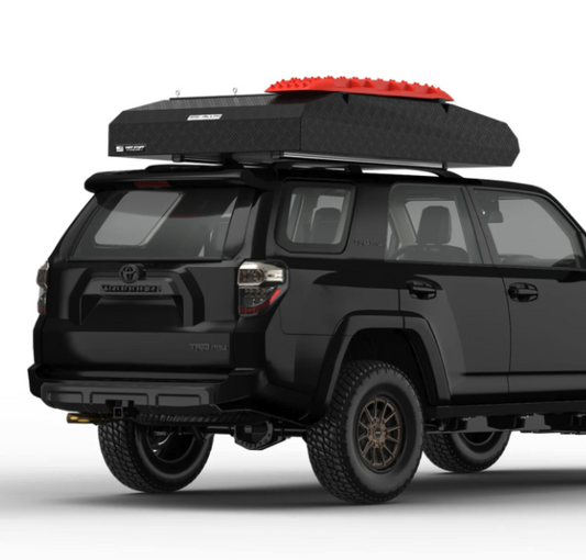 STEALTH BLACK OPS SERIES™ ALUMINUM SHELL RTT, BLACK BY TUFF STUFF OVERLAND