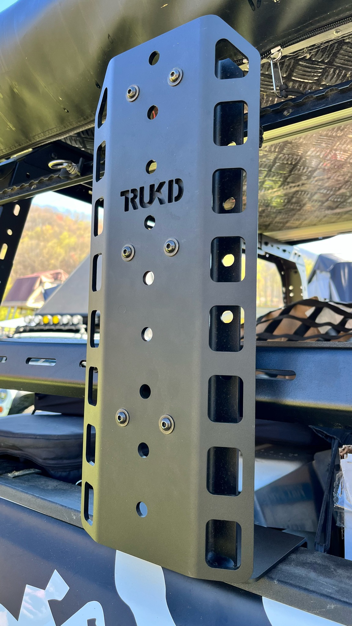 TRUKD 12.5" V2 BED RACK FOR HONDA RIDGELINE (2016-CURRENT) Works With OEM Bed Cover