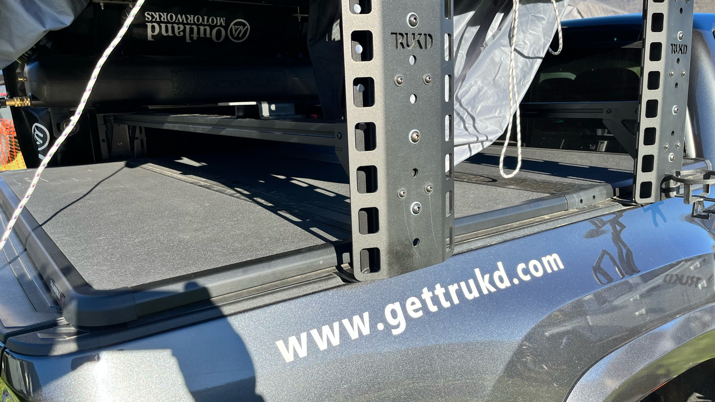 TRUKD 24.5" V2 BED RACK FOR HONDA RIDGELINE (2016-CURRENT) Works With OEM Bed Cover