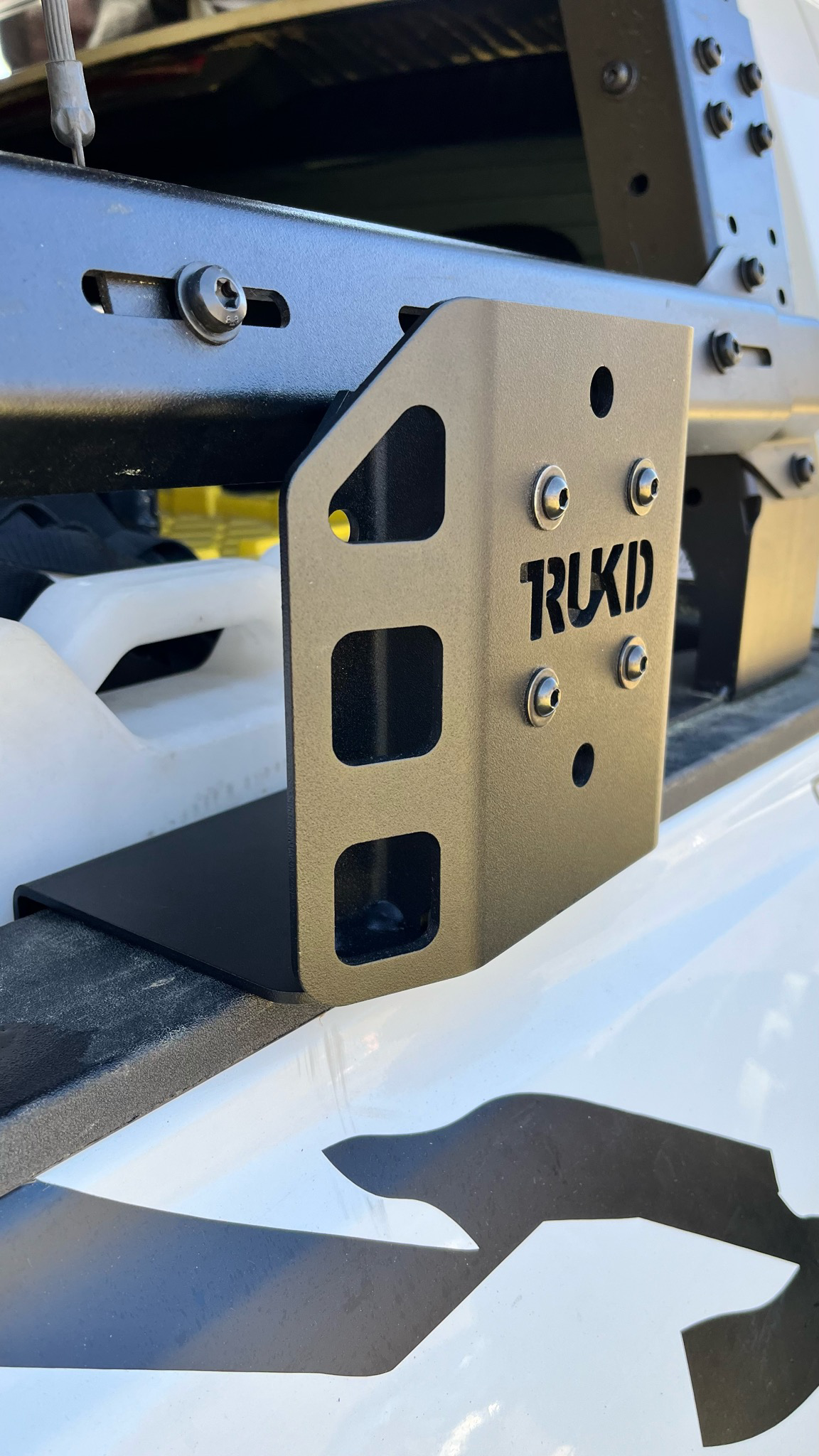 TRUKD 18.5" V2 BED RACK FOR HONDA RIDGELINE (2016-CURRENT) Works With OEM Bed Cover