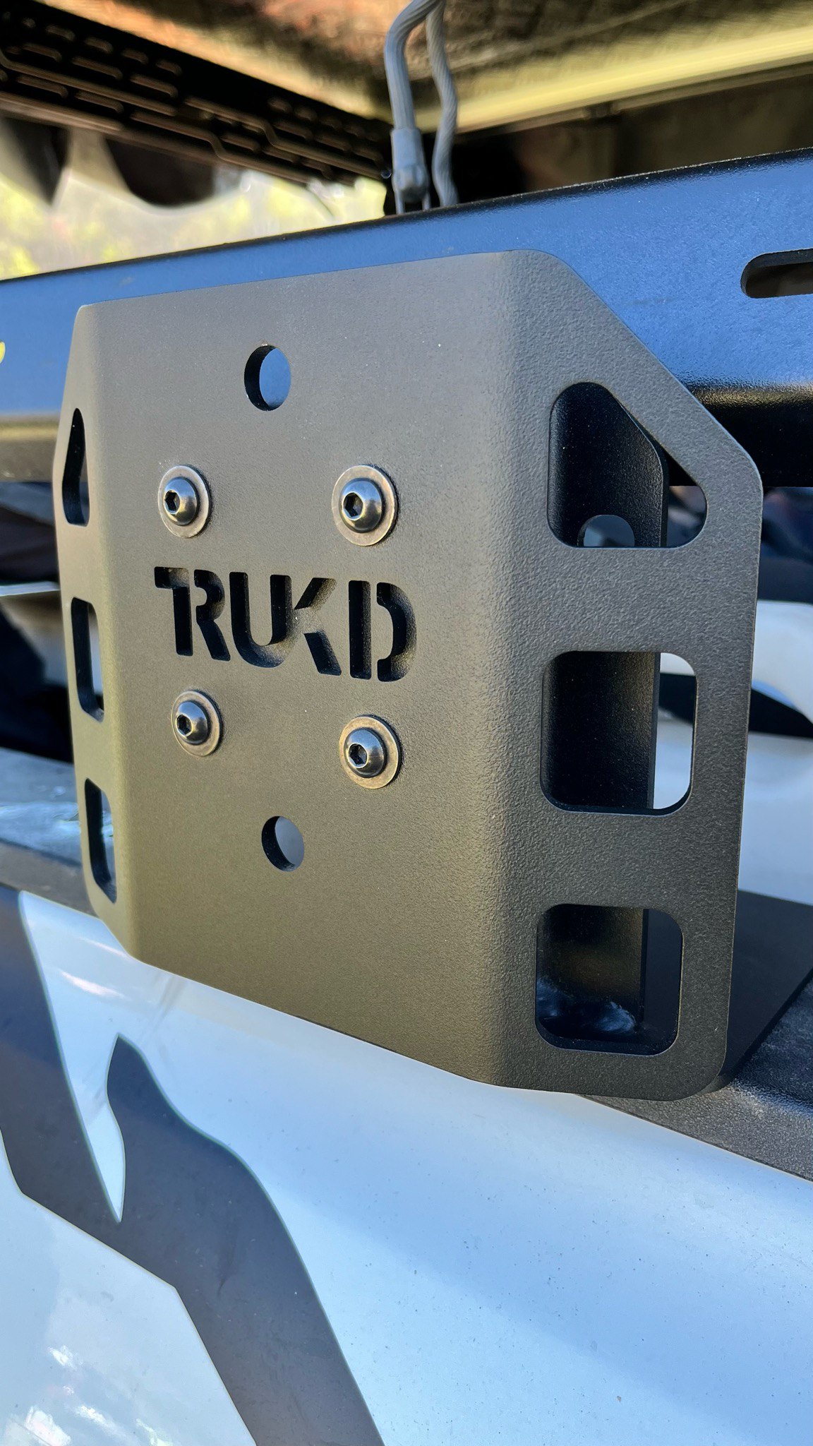 TRUKD 18.5" V2 BED RACK FOR HONDA RIDGELINE (2016-CURRENT) Works With OEM Bed Cover