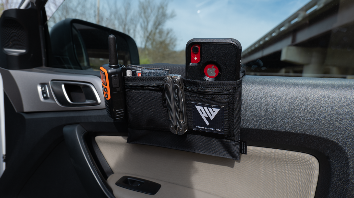 PRIMO-WORKZ Black Green Canvas Rip stop Armrest with & without Cupholder