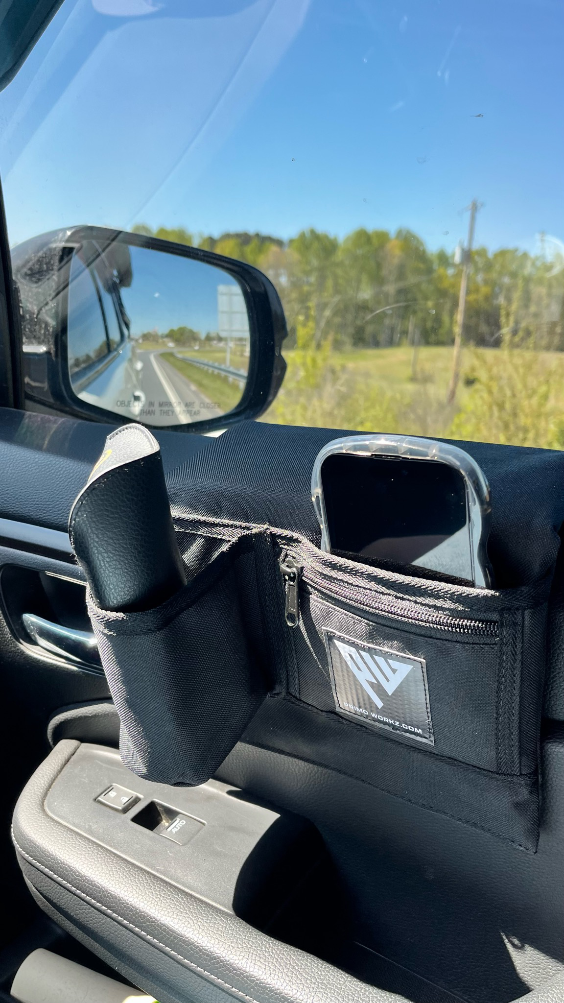 PRIMO-WORKZ Black Green Canvas Rip stop Armrest with & without Cupholder