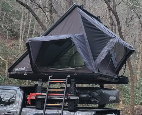 TRUKD DOUBLE DECKER V2 BED RACK CONFIGURATION FOR HONDA RIDGELINE (2016-CURRENT) Works With OEM Bed Cover